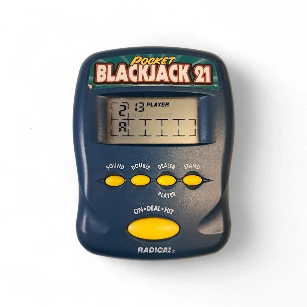 vtg hand held games.  3 blackjack and 1 poker